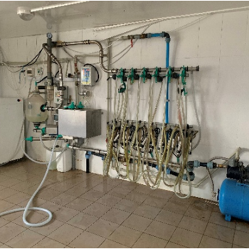 Доїльна установка в молокопровід на 100 голів з вакуумною утановкою GPV-1500 