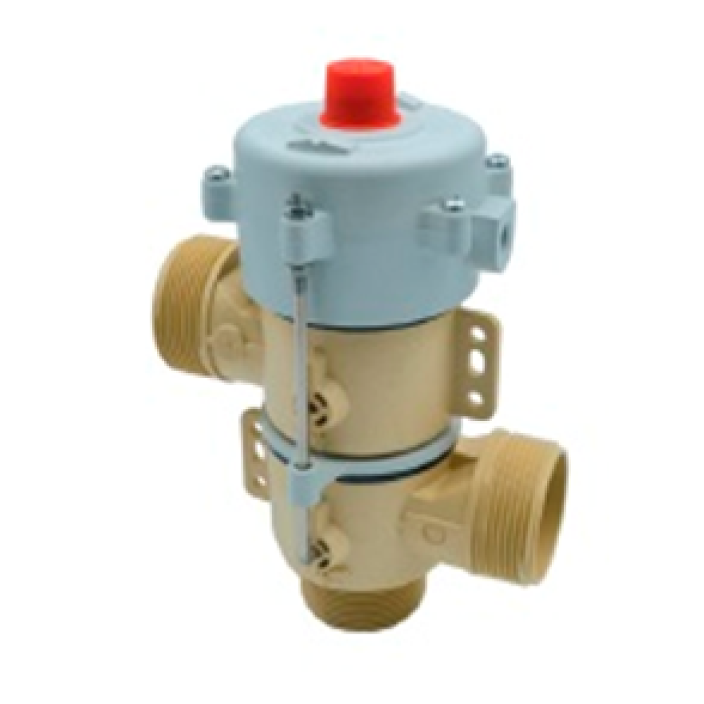 Зливний клапан DN50, AUK Muller, 3-ходовий, вакуумний